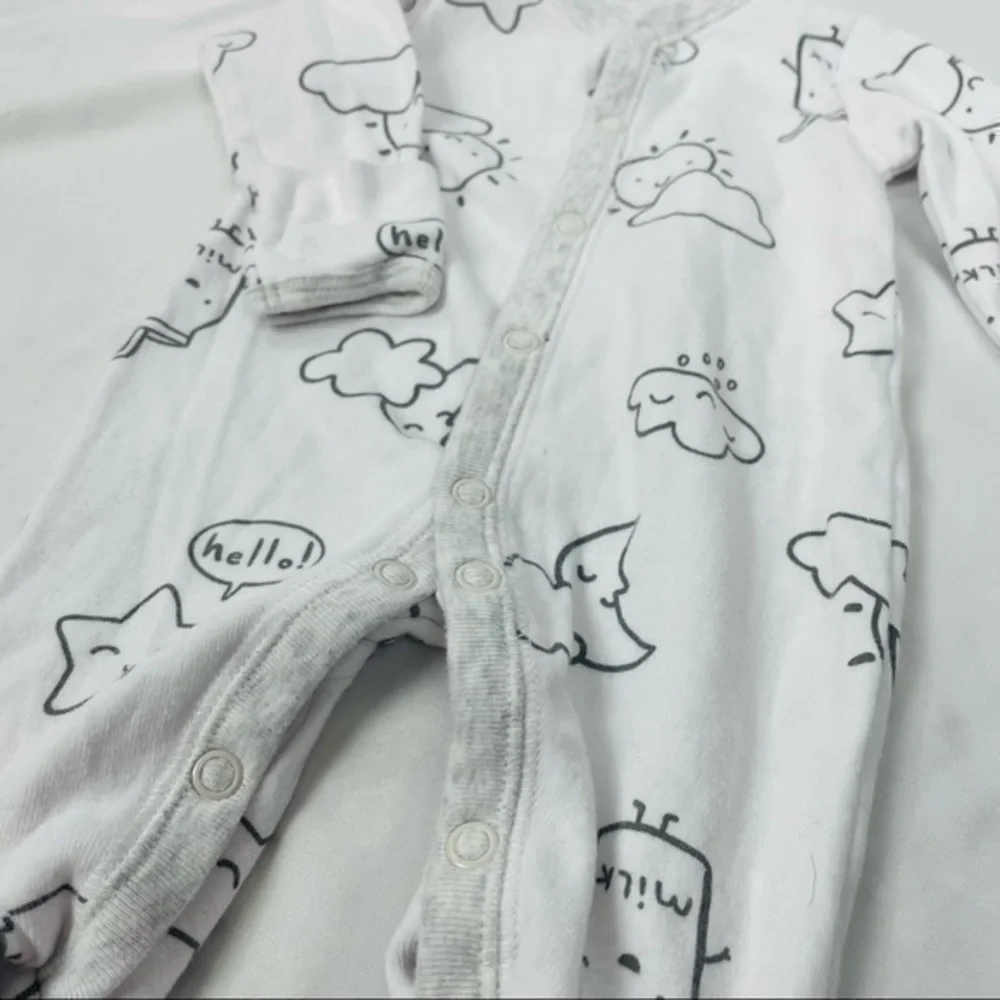 Footie Bundle 4 Pieces | Baby- NB Newborn | One Piece Romper | Pajamas